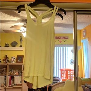 Neon yellow tank top